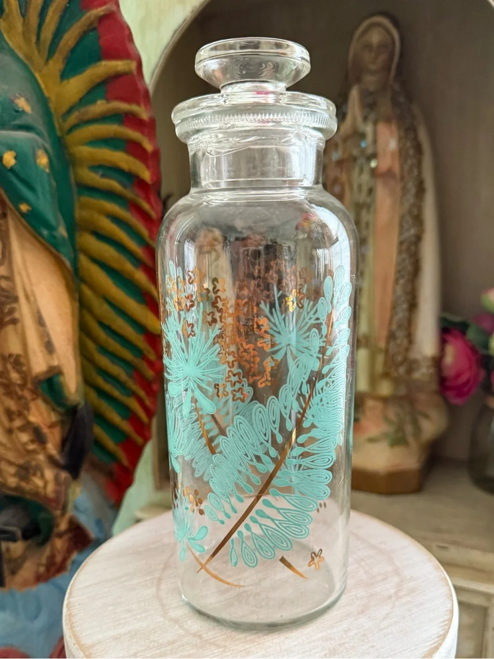 Vintage Glass Apothecary Jar